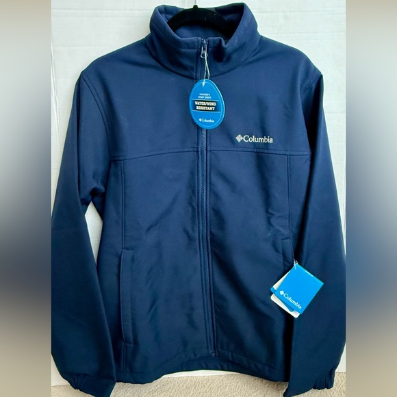 NWT Columbia Softshell Navi Blue - M - Picture 4 of 10